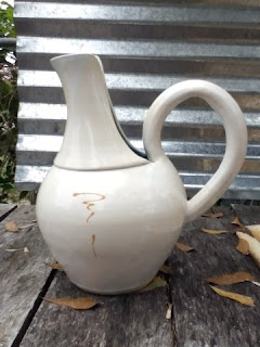 Hand made ceramic pitcher