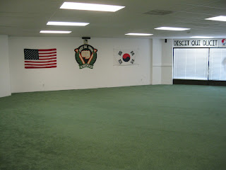 A martial arts school workout area in Littleton, CO