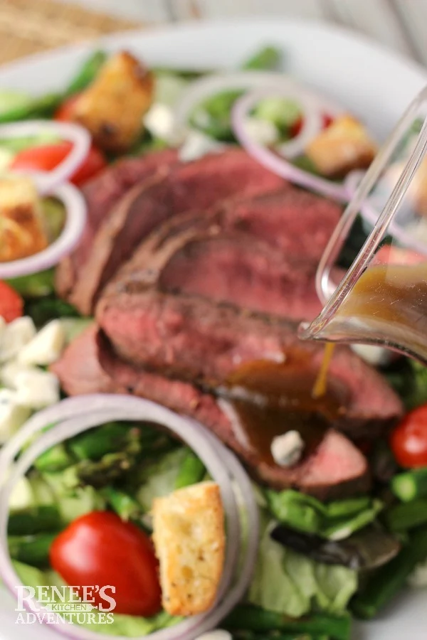 Grilled Steak, Asparagus, and Blue Cheese Salad Renee's Kitchen Adventures