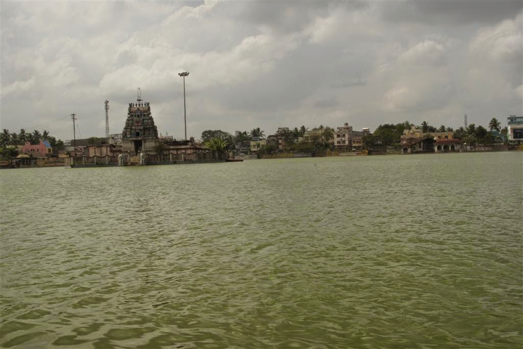 Kamalalayam, largest Hindu temple tank Thiruvarur, TN