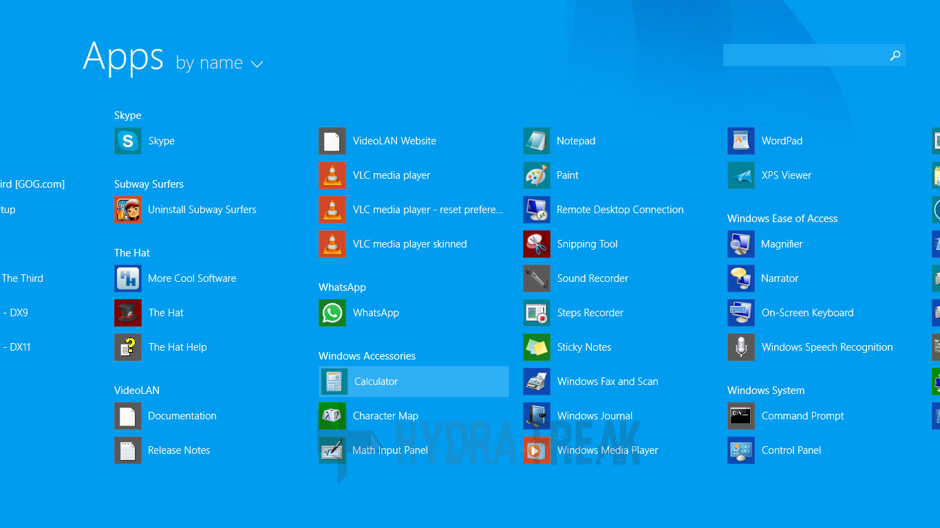 аксессуары windows