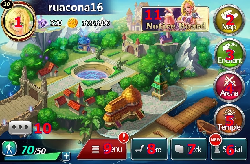 RuaC0n collection: [Elves Realm] Giao diện game.