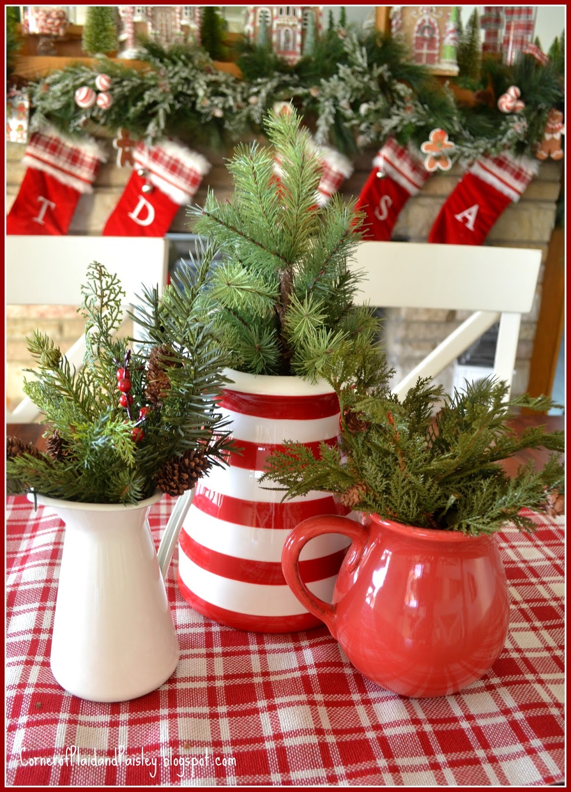 Christmas Home Tour And Hop Corner Of Plaid And Paisley