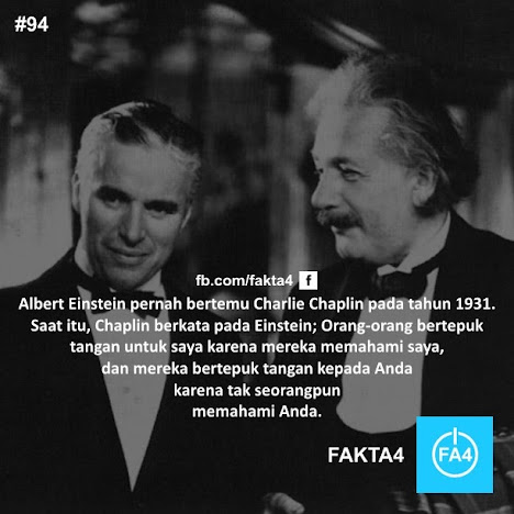 Albert Einstein pernah bertemu Charlie Chaplin