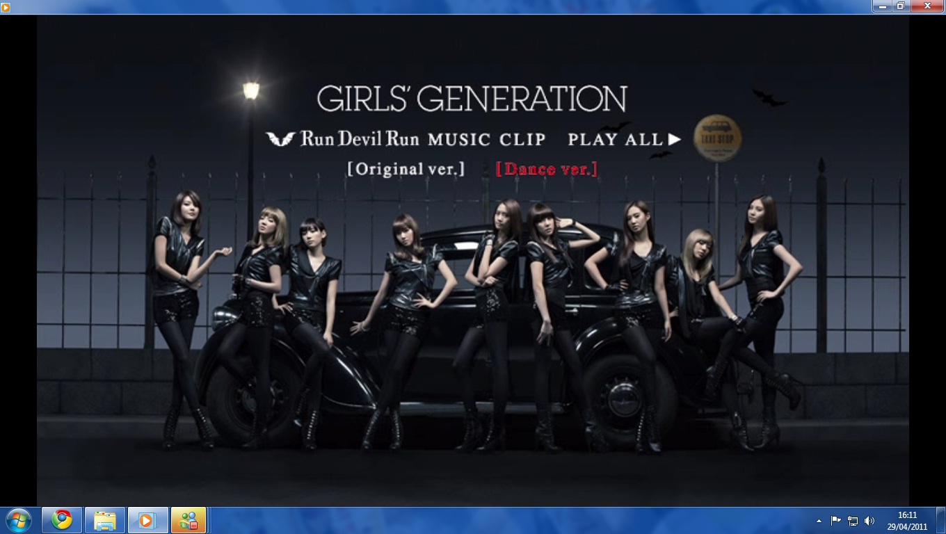 . SNSD Mr. Taxi / Run Devil Run DVDR (2011)