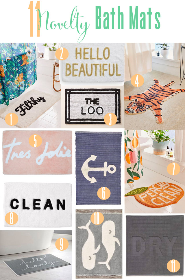 Home Edit 11 Novelty Bath Mats Emily Jane Johnston