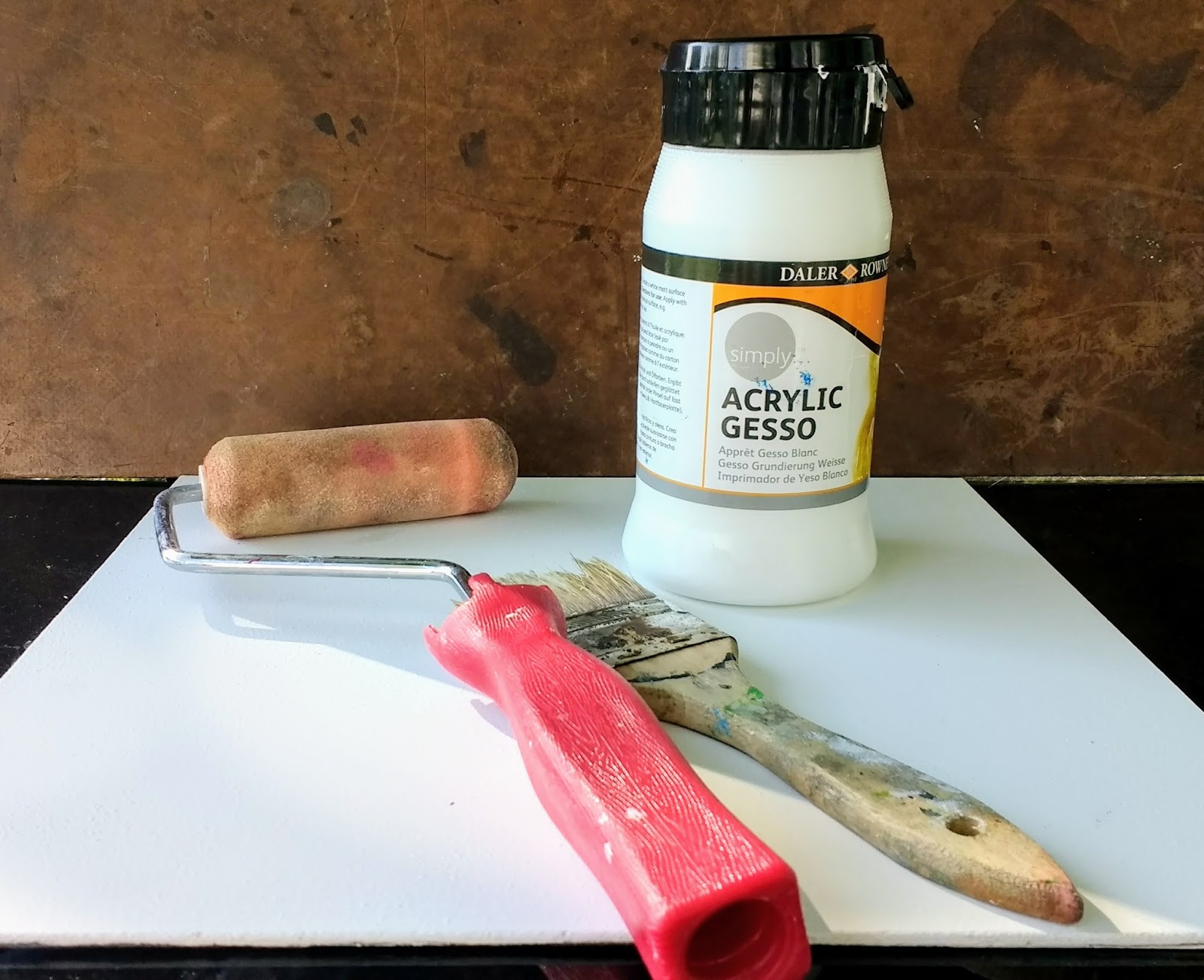 Chris Campbell Watercolors GESSO, MODELING PASTE, AND AQUAPASTO