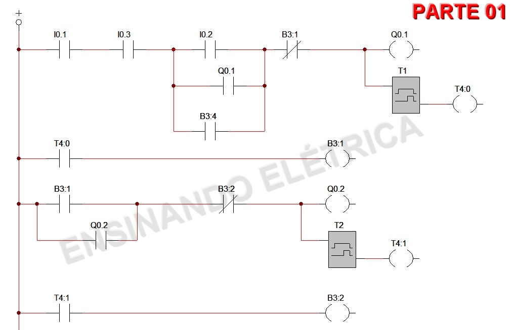 Como fazer um diagrama ladder no CLP para um semáforo Ensinando Elétrica Dicas e Ensinamentos