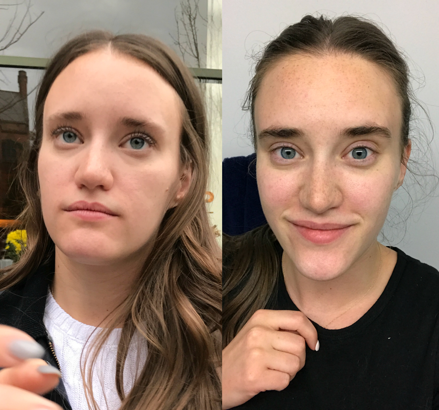 RevitaBrow Review Before And After pictures, featured by popular New York beauty blogger, Covering the Bases