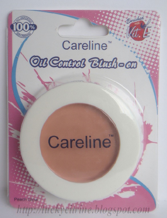 Lucky Citrine Careline Oil Control Blushon in Peach Glow