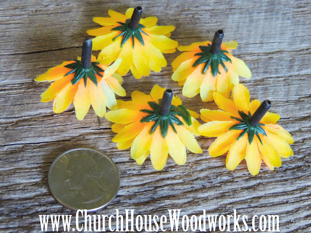 100 Sunflower Artificial Flower Heads, for Crafts, Weddings, Table Scatters, Table Decor, Wedding Decor, DIY Floral, Crafts, Bows