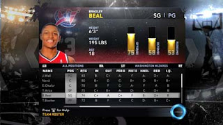 NBA 2K12 Bradley Beal - Washington Wizards