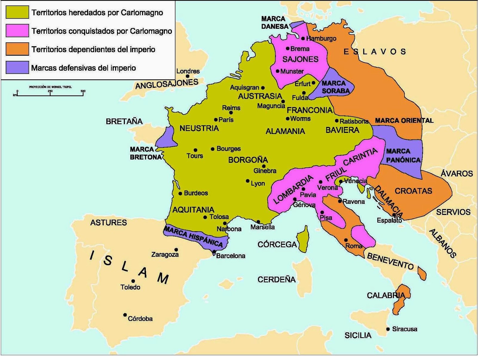 Profesor de Historia, Geografía y Arte Mapas de la Alta Edad Media Profesor de Historia, Geografía y Arte Mapas de la Alta Edad Media