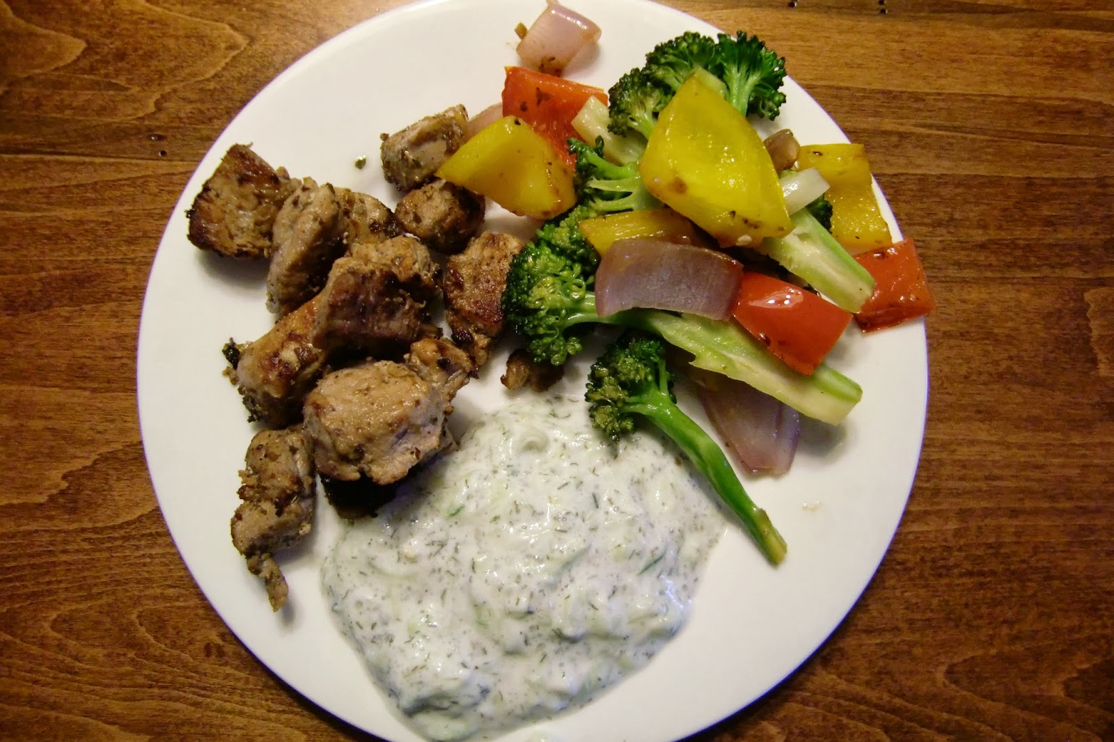 Supper Sunday: Pork Souvlaki with Tzatziki