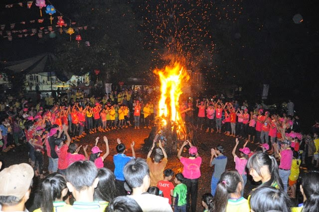 chùa hoa khai,khóa tu mùa hè,đăk nông,thắp nến,tri ân