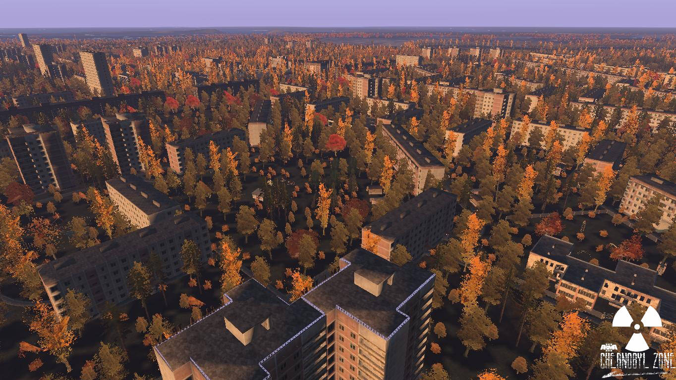 Чернобыль 3d карта