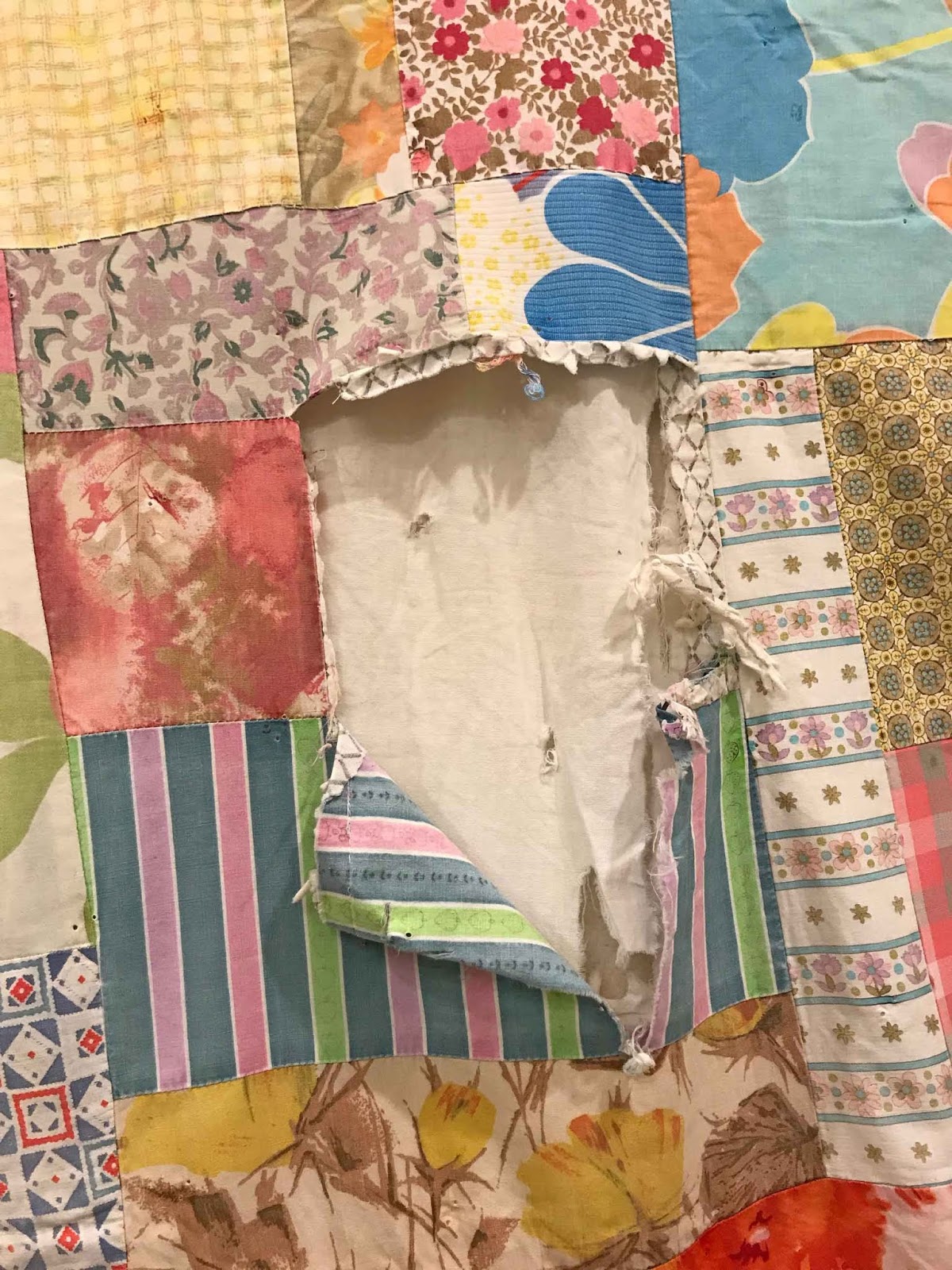 Rebecca Grace Quilting Vintage Quilt Repair + Mission Impossible To