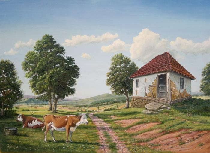 Сербский художник. Pedja Milovanovic