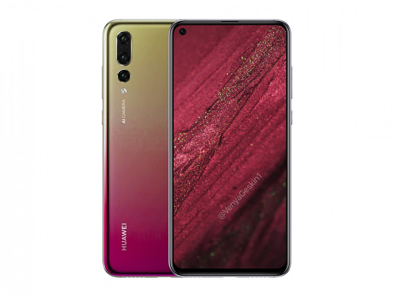 Huawei Nova 4 alleged renders