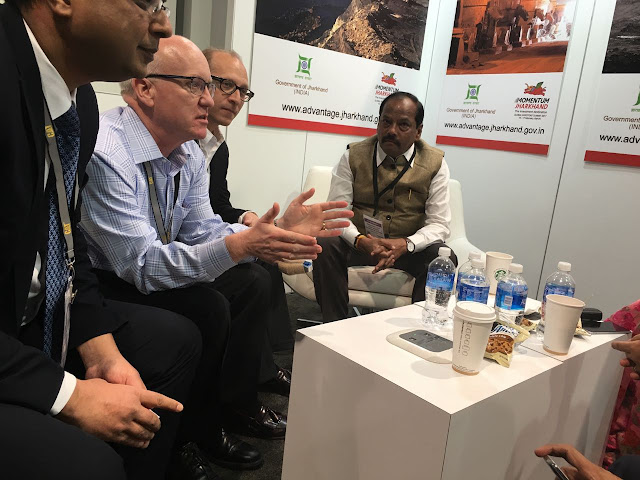 Government of Jharkhand at Las Vegas to Woo Investors Caterpillar Pvt.Ltd. proposed manufacturing unit in Adityapur Government of Jharkhand at Las Vegas to Woo Investors Caterpillar Pvt.Ltd. proposed manufacturing unit in Adityapur