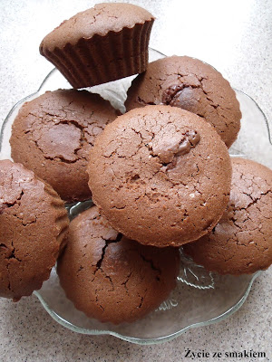 Podwójnie czekoladowe muffinki. 