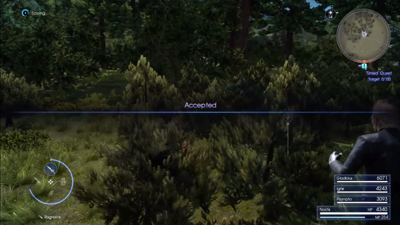 JRPG Jungle How To Accept TimedQuests in Final Fantasy XV