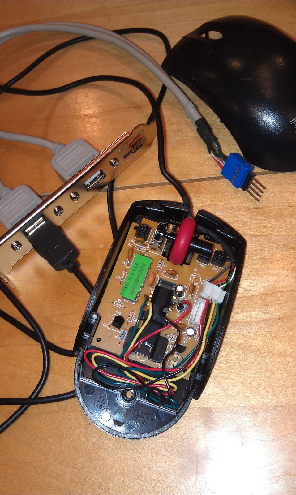 Electronics PS2 mouse and optimouse Arduino projects