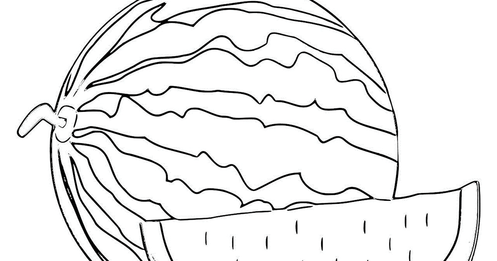 Terkeren 47+ Gambar Mewarnai Semangka