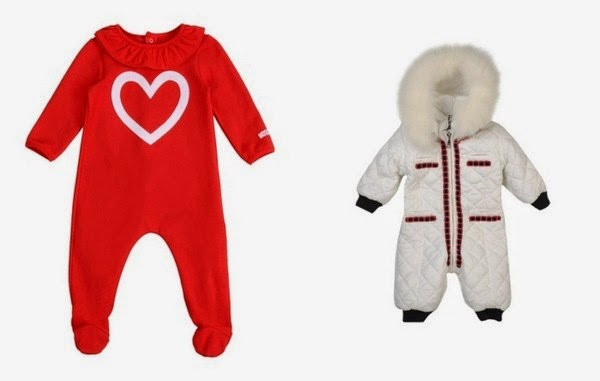 Festive baby clothing for the first Christmas with baby