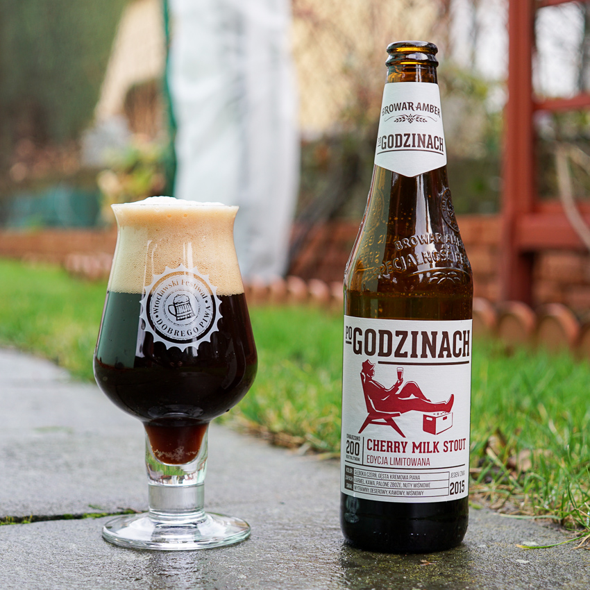 Po Godzinach Cherry Milk Stout (Amber) Piwny Brodacz