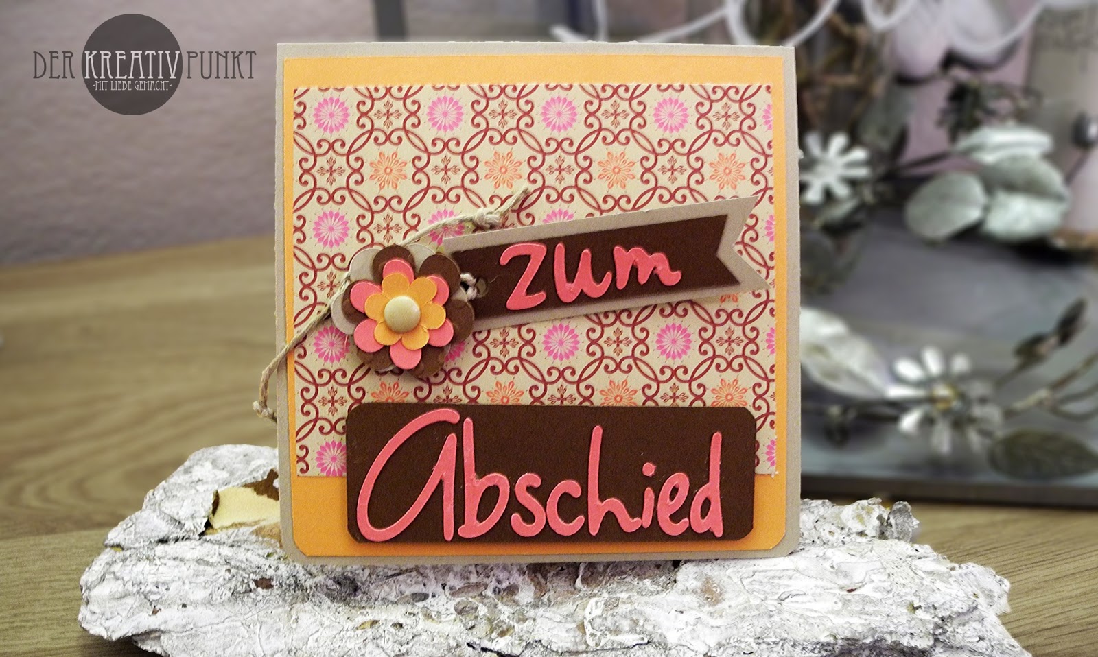 Der Kreativpunkt: Karte zum Abschied