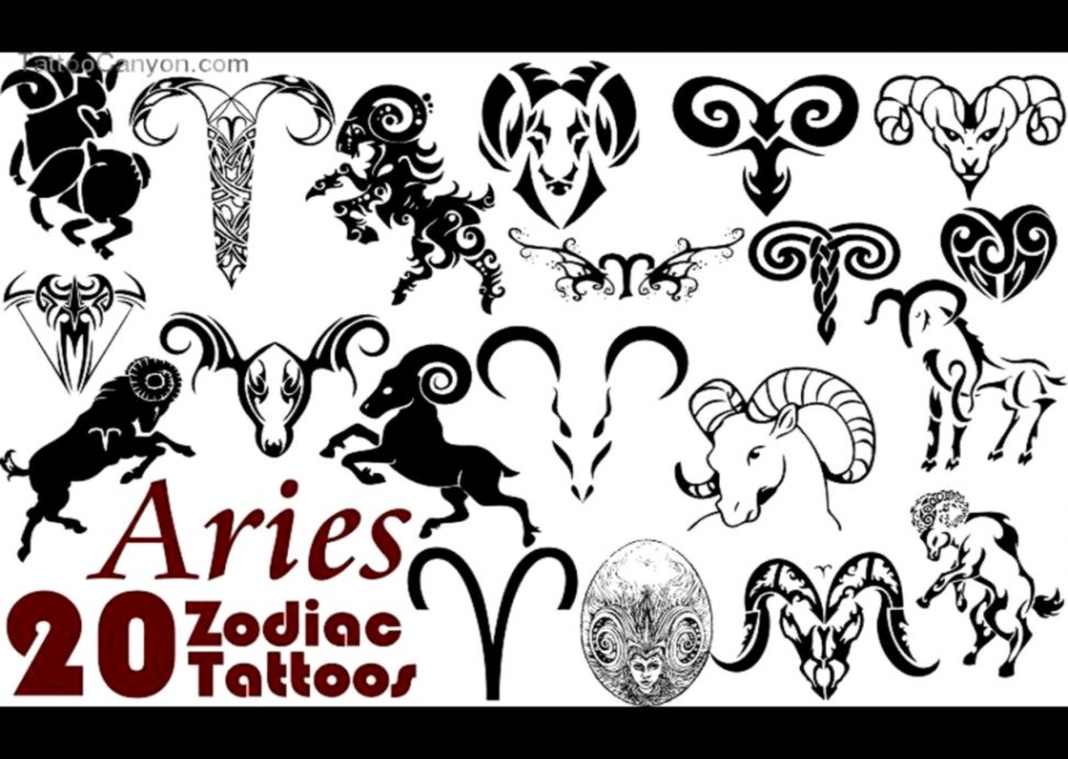 Design Aries Zodiac Tattoo Wallpaper
