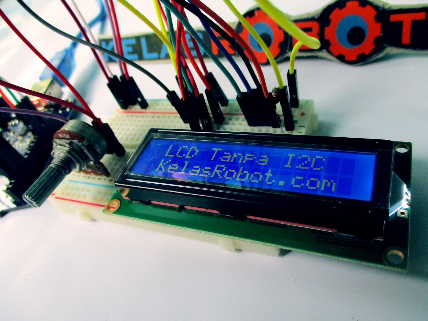 Cara Memprogram LCD 16x2 Tanpa I2C Dengan Arduino
