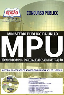 Apostila MPU 2018 PDF - Técnico Administração
