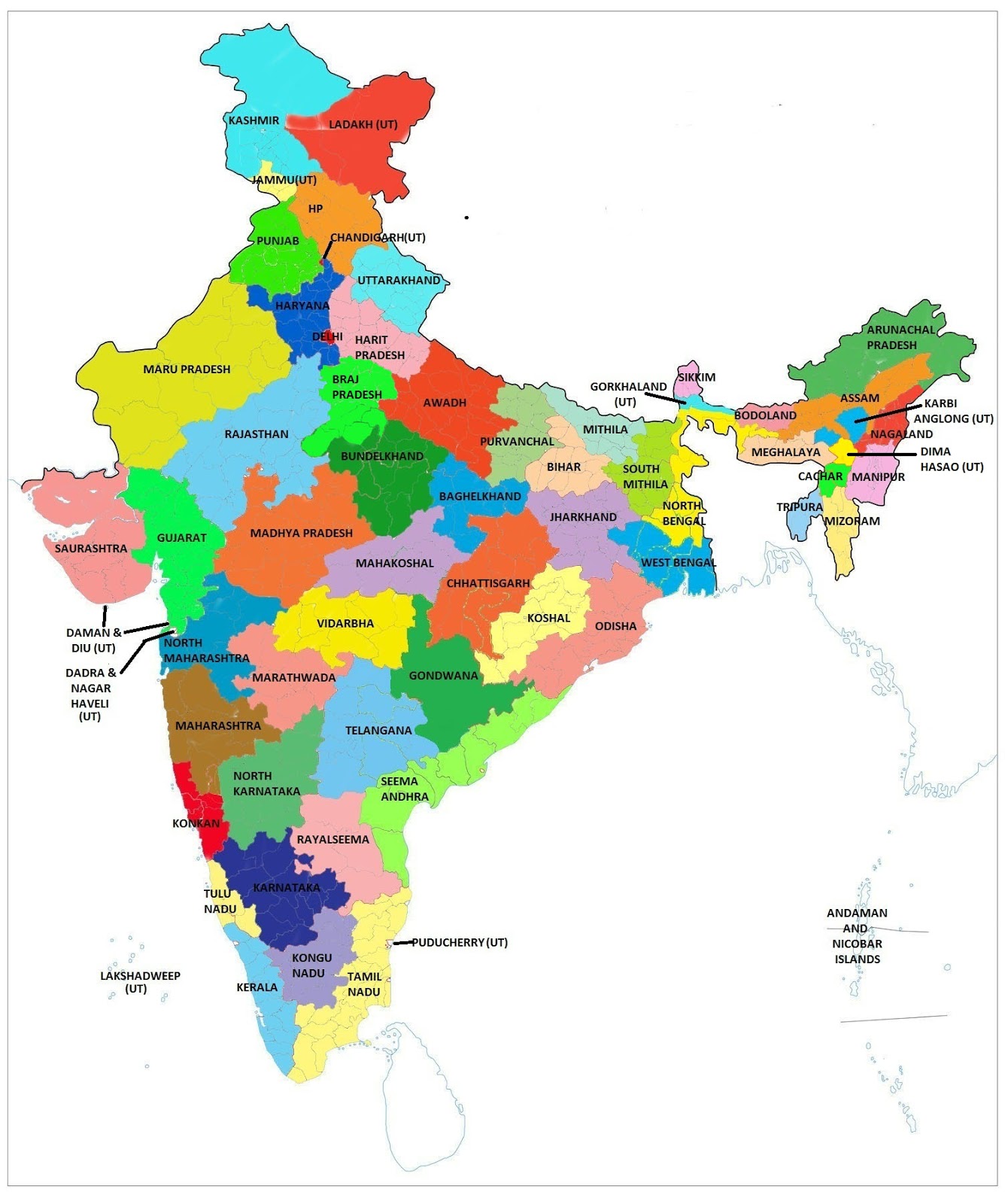 The World View by Jashan: Need for more States in India