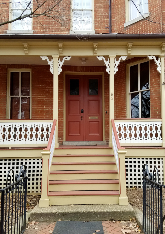 Annpolis front porch with Victorian elements