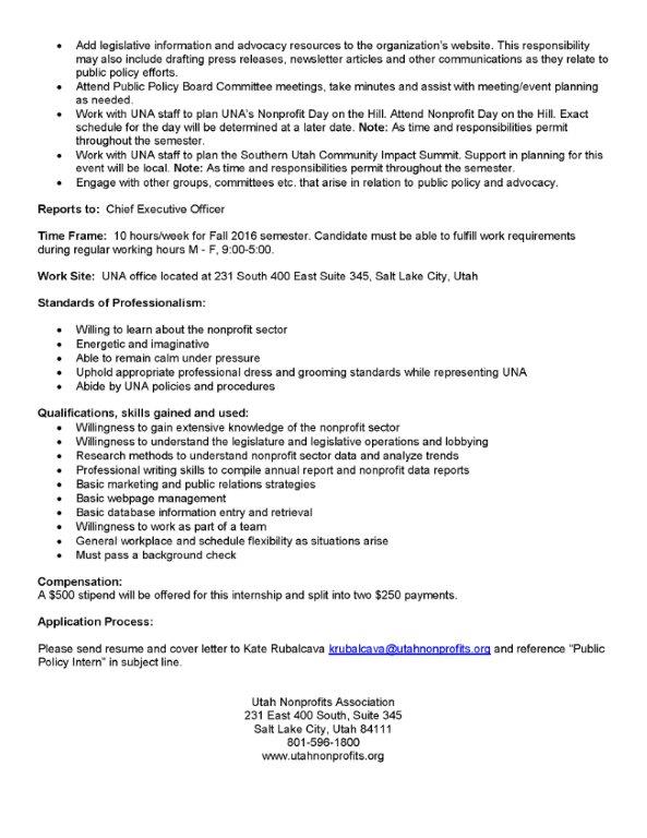 public policy cover letter