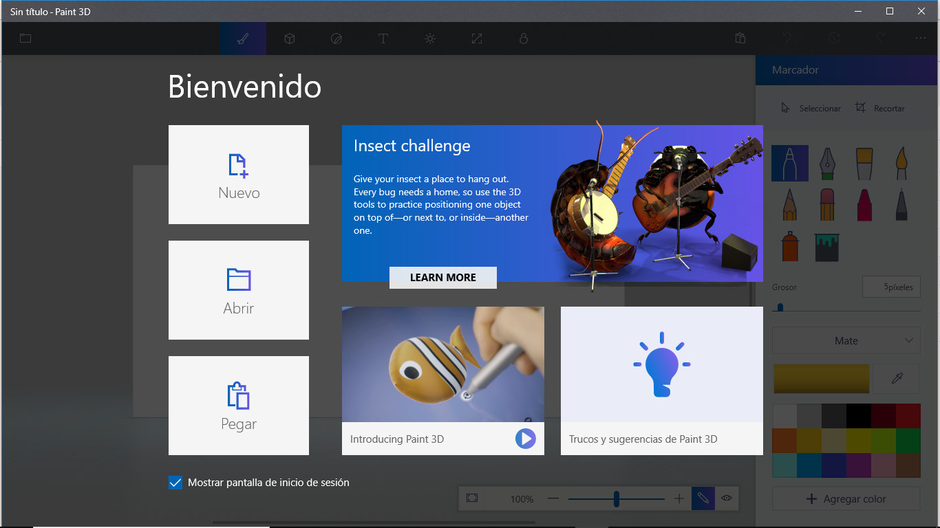 Atauriqueblog Informática Paint 3D Windows 10 Creators Update