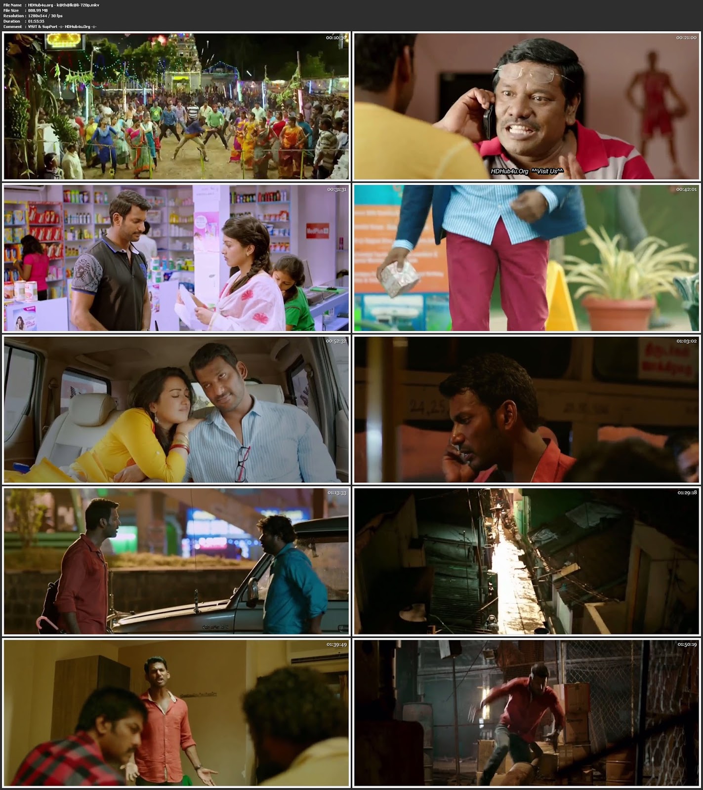 Kathakali 2016 UNCUT ORG Hindi Dual Audio 480p HDRip 350MB Download