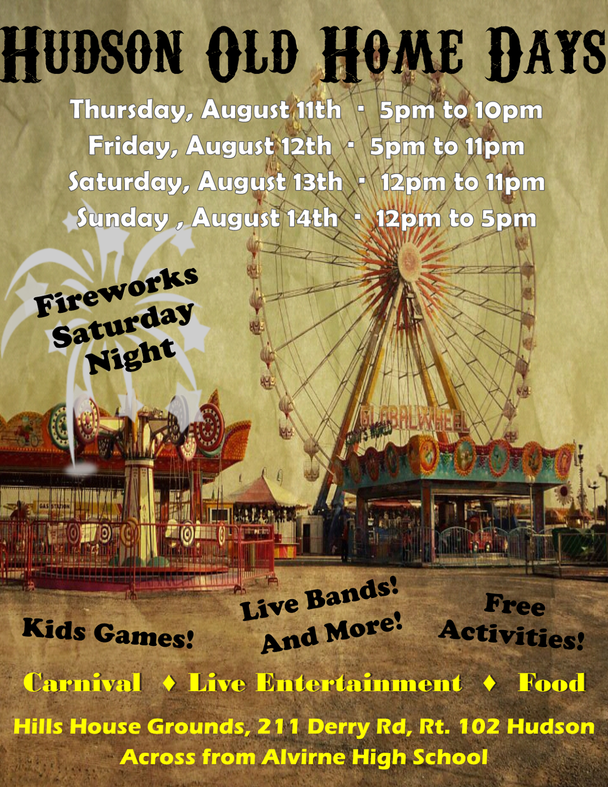 Hudson NH Old Home Days Hudson Old Home Days 2016
