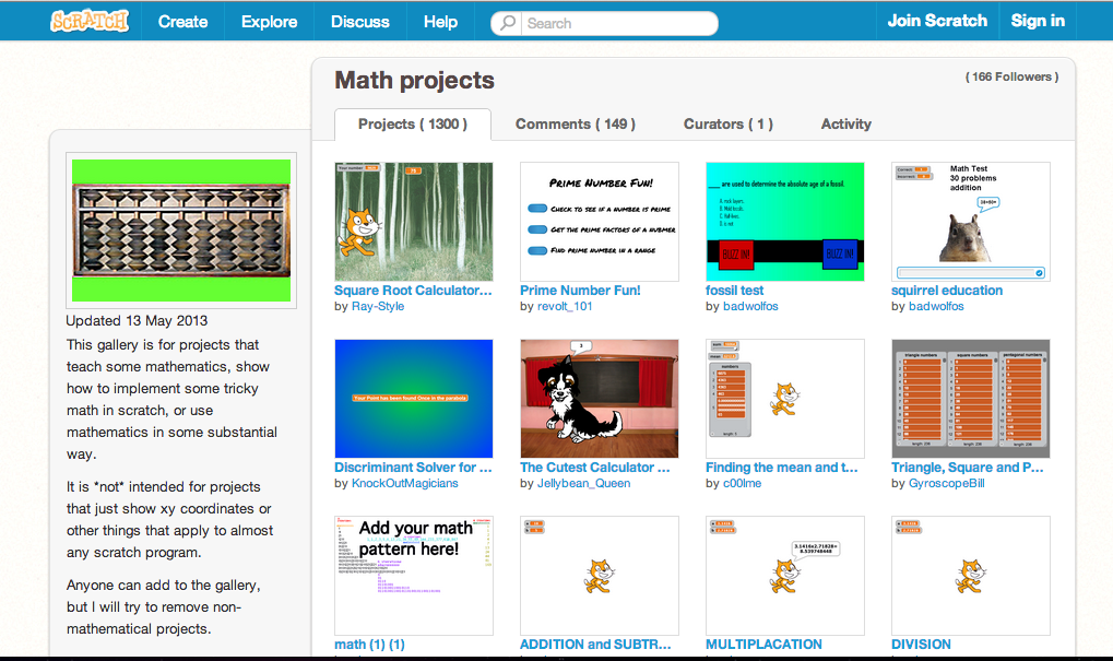 Teach Jaime Math Scratch (MIT/Lego) Math Project Samples