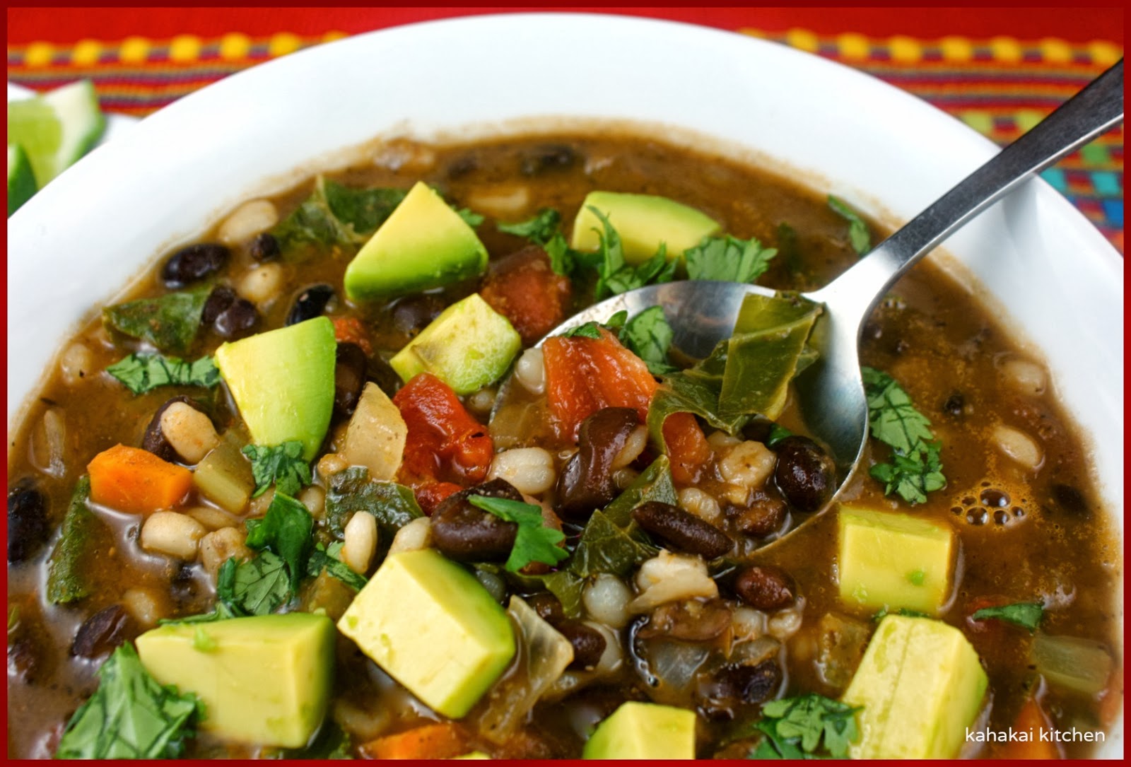 Kahakai Kitchen Black Bean, Barley & Collard Greens Soup for Souper