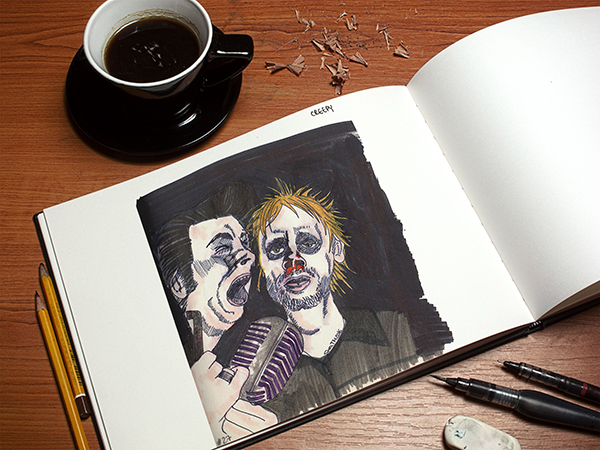 Muse Inktober 2016 por Pegotiblog - Sara Torregrosa - Illustration comic ilustración