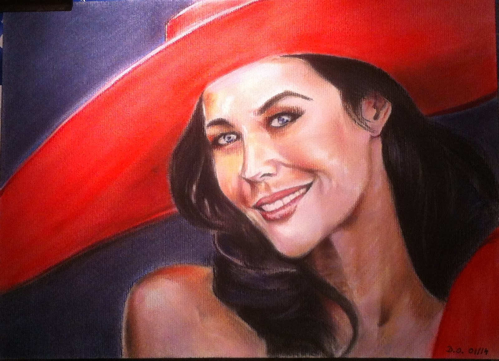 La femme au chapeau rouge 2014