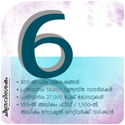 Chithravishesham: 6th Anniversary