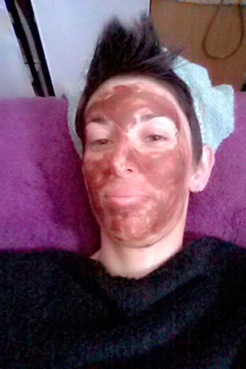 Chocolate face mask