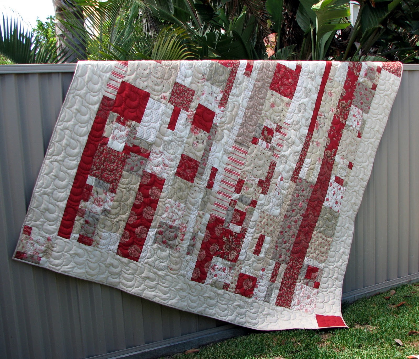 Plain Jane Creations Moda French General quilt done