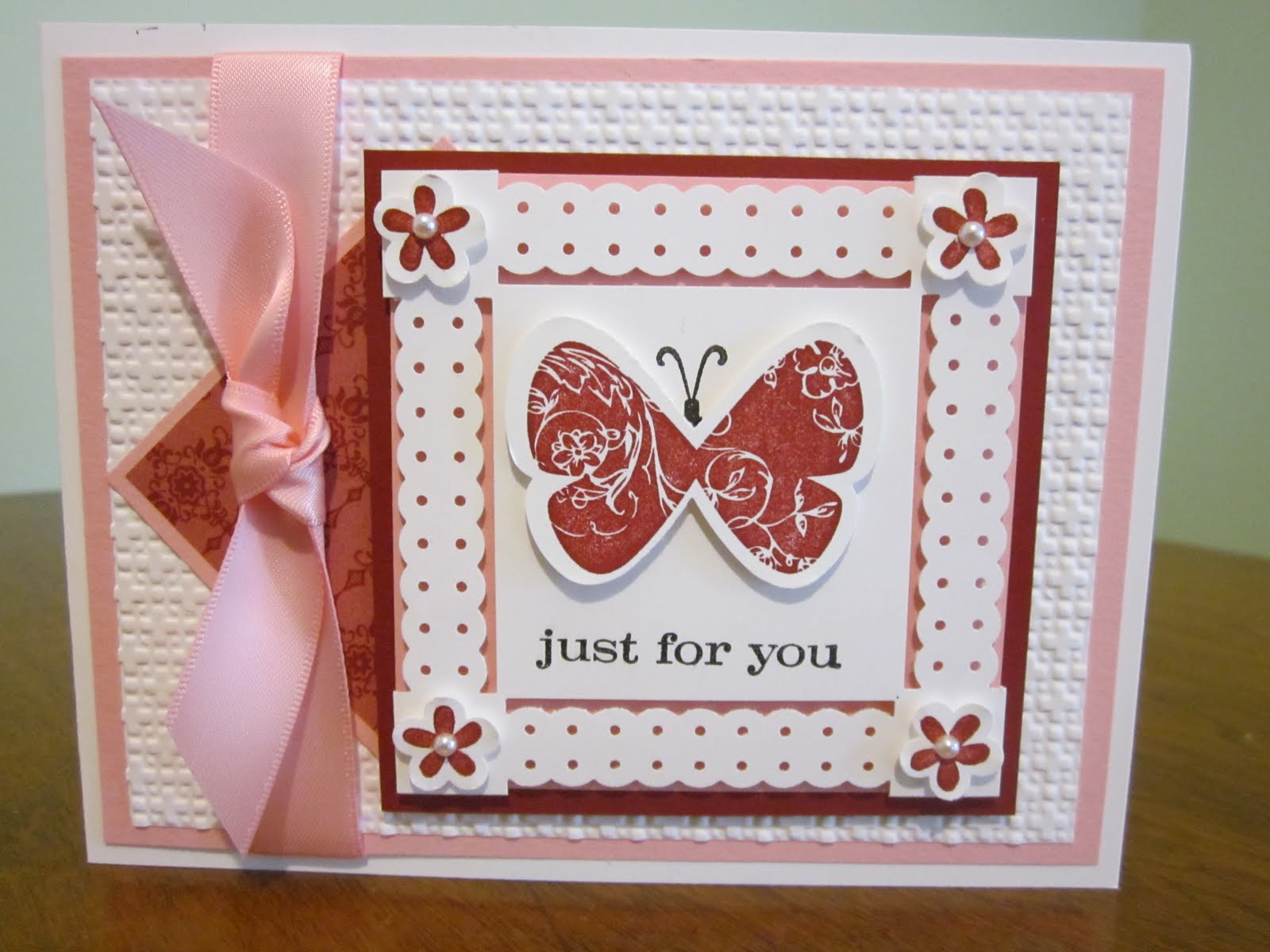 Creating With Carol Dotted Ribbon Punch Technique