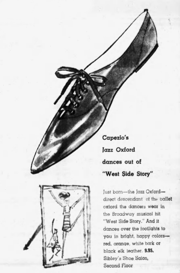 CAPEZIO FOR WEST SIDE STORY TheHistorialist