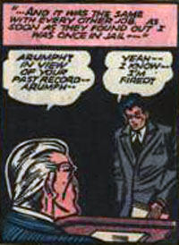 Batman 5 panel with 'Arumph' in dialogue twice